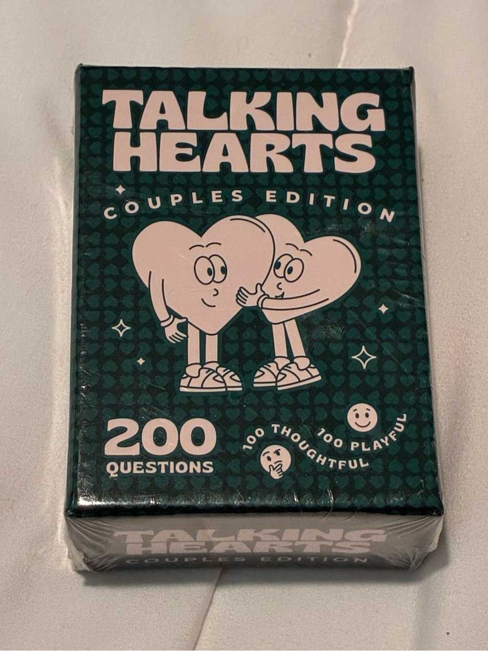 Talking Hearts Couples Edition Card Game - 200 Questions